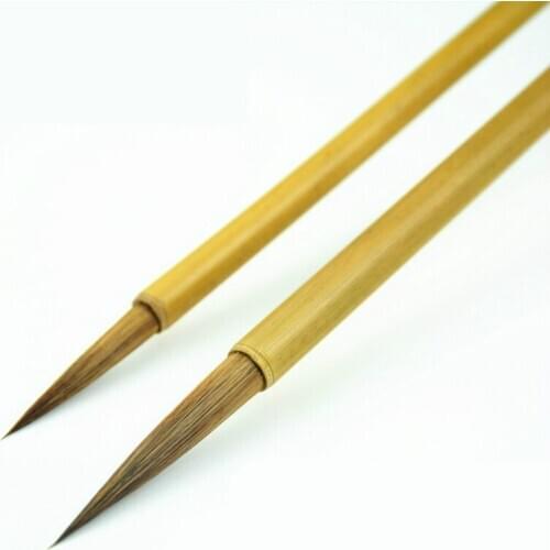 Chinese Calligraphy Pen Set Weasel Hair Brush Pen 3pcs/set Chinese Huzhou Painting Fine Line Calligraphy Brushes Tinta China