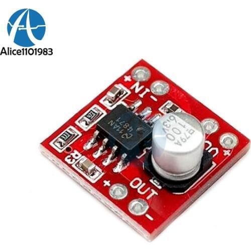 LM4871 One Single Channel Mono Digital Amp Amplifier Board 3W Small Power Audio Module Speaker Oscillator Driver DC 3V-5V