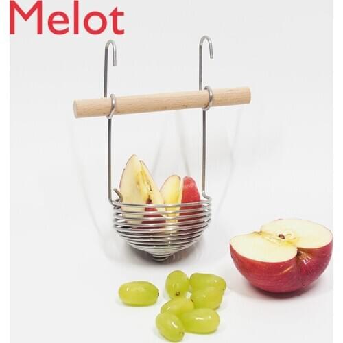Parrot Fruit Basket Outdoor Hanging Spring Feeder Balcony Courtyard Garden Cloth Bird Swing Feeding Rack