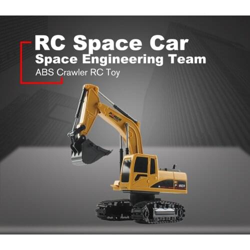 RC Trucks Mini Remote Control Bulldozer 1:24 5CH 6CH Alloy Engineering Car Dump Truck Crane Excavator Electric Vehicle Toys