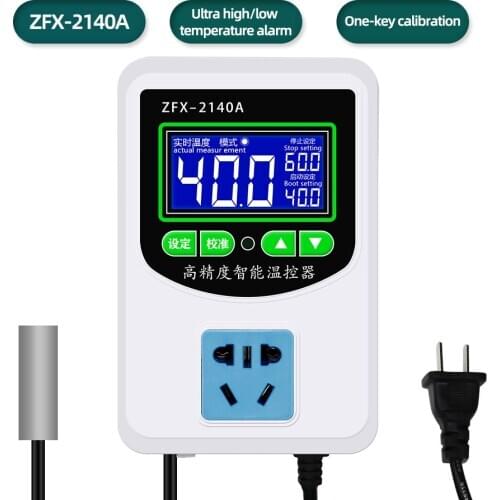 ZFX-2140A Digital Microcomputer Thermostat 2200W-3500W Temperature Controller Switch Thermostat 30% off