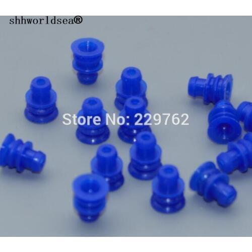 Shhworldsea 20pcs automotive plug silicone rubber seal super waterproof wire seals for auto connector