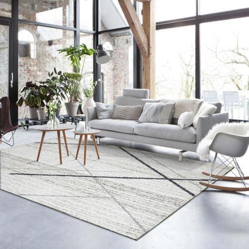 Nordic Moroccan Living Room Carpet Thick Home Rugs For Bedroom Modern Sofa Coffee Table Floor Mat Study Office Rugs And Carpets