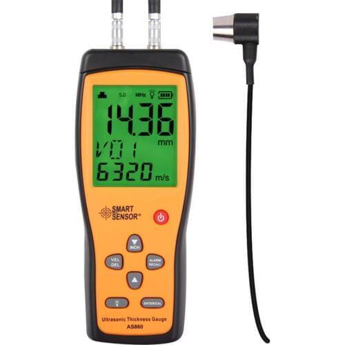 Ultrasonic Thickness Gauge Measuring Thickness of Steel Paper 1.0-300mm