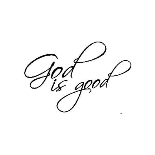 12.7CM*8.3CM GOD IS GOOD JESUS Vinyl Car Motorcycle Sticker Decals Laptop Suitcase Helmet Skateboard Sticker