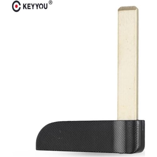KEYYOU Insert Small Remote Key Blade For Renault Clio Logan Megane 2 3 Koleos Scenic Smart Card Replacement Fob Car Key Blade