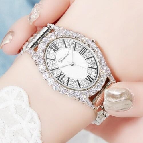 Reloj mujer Ladies Watch Women Diamond Dress Watches Fashion Stainless Steel Woman Watch 2019 Elegant Female Clock woman gift