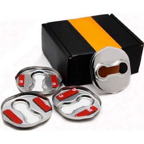 4pcs For Hyundai SANTAFE 09-13 TUCSON 08 NULL 11 Grand SantaFe 13-15 New door lock cover stainless steel cover