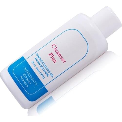 60ml Nail Art Cleanser Plus Remover Slip Solution For Poly Nail Gel Enhance Shine Nail Polish UV Gel Remove Liquid Tools