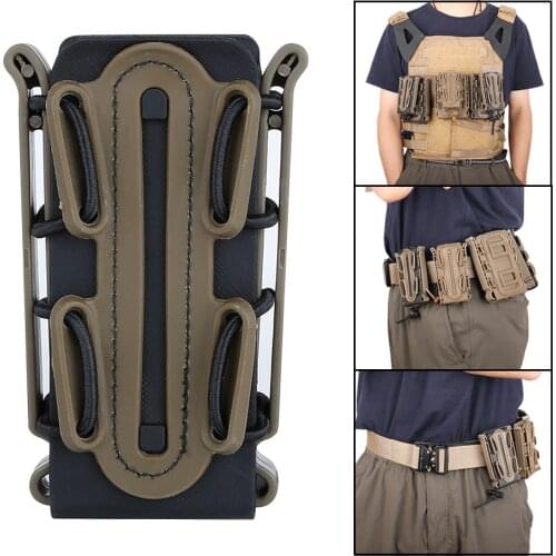 Tactical Magazine Pouches 9/5.56/7.62 mm Mag Pouch Military Shooting Paintbal Hunting CS Pistol Rifle Molle Magazine Pouche