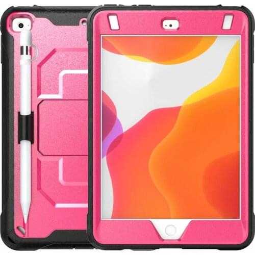 Shockproof Kids Children Case For iPad Mini 4 Mini 5 Hand Strap Kickstand Armor Case Table Cover for iPad mini 2019 Mini 4 +pen