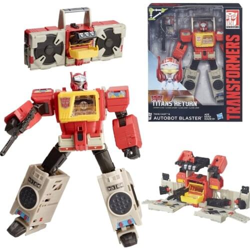 25cm Hasbro Transformers Toys Generations Titans Return Three Forms Anime Figures Blaster Action Figure Collection Model Gift