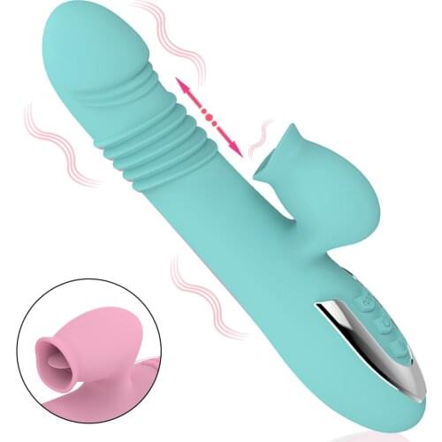 Automatic Thrusting Pulsator G Spot Dildo Rabbit Vibrator Sex Toys For Women Clitoris Stimulator Vagina Massager Adult Games Toy