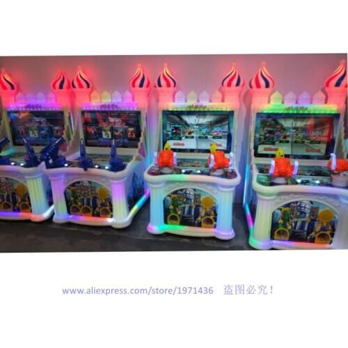 Guangzhou Cheap Price Amusement Device Coin Token Operated Gun Shooting Simulator Arcade Game Machine For Boys And Girls