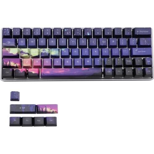 Mechanische Toetsenbord keycap Voor GH60 RK61/ALT61/Annie /poker keycap GK61 GK64 dz60 Dye sublimation pbt Keycap OEM Keycap Set