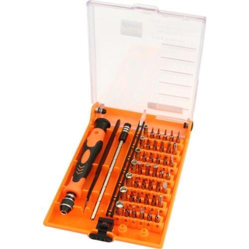 JAKEMY JM-8128 Magnetic Interchangeable 45 in 1 Multipurpose Precision Screwdriver Set Repair Tools for iPhone / iPad / PC