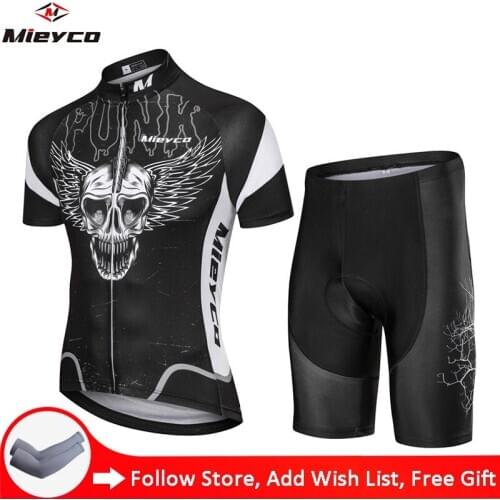 Mieyco Black Skull Designs Uniformes De Ciclismo Para Hombre Specialized MTB Clothing Gratis Para O Brasil Maillot MTB Hombre
