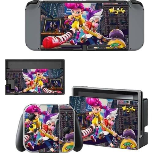 Nintendoswitch Skin Ninjala Nintend Switch Stickers Decal for Nintendo Switch Console Joy-con Controller Dock Skins
