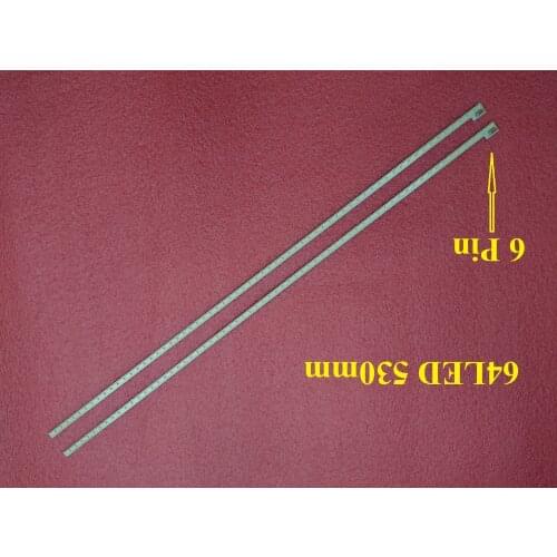 New 2 PCS/lot 64LED 530mm LED strip for LG Innotek 42Inch 7030PKG 64EA 74.42T23.001 AUO TOSIBIA AU T420HVN01.1 T420HW06 T420HW04