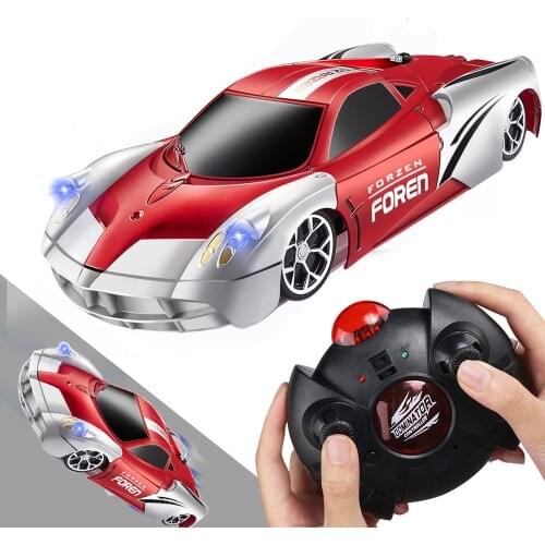 New RC Car Wall Racing Car Toys Climb Ceiling Climb Across the Wall Remote Control Toy Car Model Christmas Gift for Kids