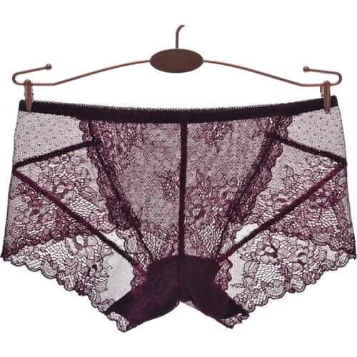 New Women Sexy Underwear Seamless Panties Transparent Lace Underpants Women Sexy For Lingerie Pure Cotton Bottom Briefs Hip Lift