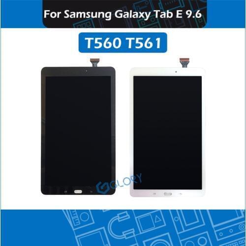 New 9.6" T560 T561 LCD Screen assembly For Samsung Galaxy Tab E 9.6 SM-T560 T560 T561 Display Touch Screen Assembly Parts