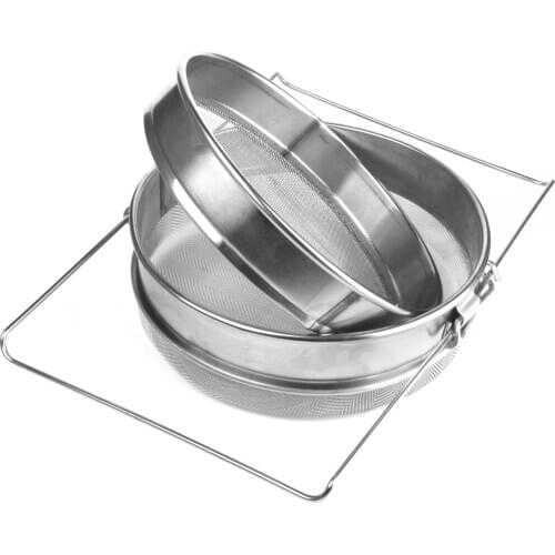 Beekeeping Double Honey Strainer Filter Set Apiary Equipment Multifunctional Tool