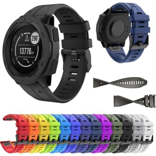 26 22 20MM Pulseira Cinta para Garmin Fenix 5X 6X 6 5 6SPlus Descent Mk1 Easyfit Quick release fashion Silicone Wrist Band Strap
