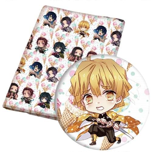 DIY 50*145CM flower pattern Polyester cotton Fabric Patchwor Printed for Tissue Kids Home Textile for Sewing Doll Dress Curtain