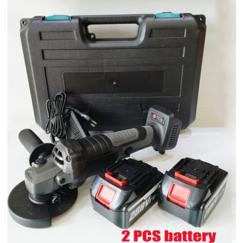 288VF 100mm Brushless Angle Grinder Li Battery Cordless Angle Grinder Machine Electric Power Tools For Polishing Cutting