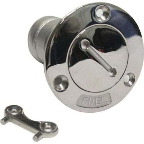 1.5Inch Boat Deck Fuel Fill 316 grade stainless steel Key Cap boat accessories marine