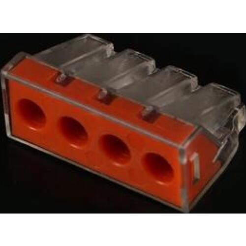 10pcs PCT-104D 6 square air conditioning 4 wire connector rapid joint aperture wire and large current terminal column