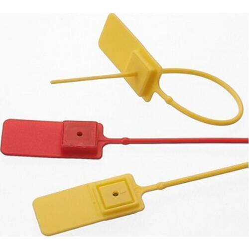 10PCS pull tight plastic seals 180mm Plastic tightening Nylon cable ties seal for sealing trucks,bank box,warehouse,bags