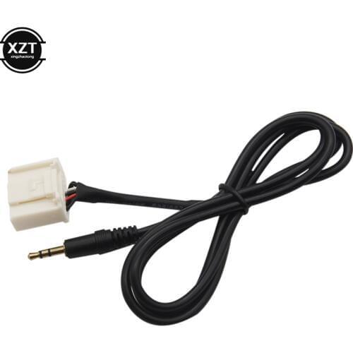 3.5MM AUX Audio Radio Male Interface for MP3 Player Phone Adapter Cable for Toyota Car Music Cables Adapters Sockets