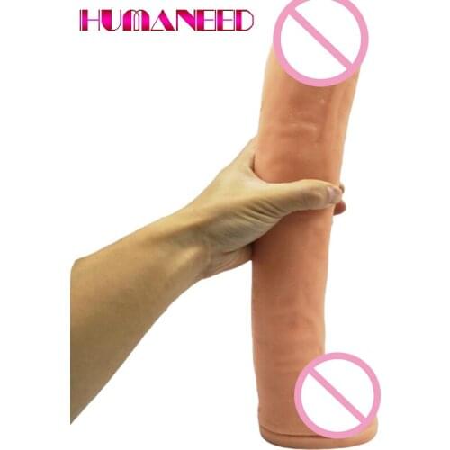 38*6cm Super Long Penis Realistic Big Dildo Sex Toys for Women Lesbian Masturbation Strapon Dick With Suction Cup Adult Products