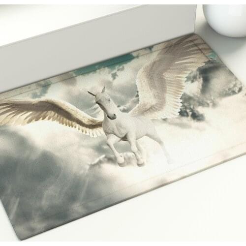 3D Vision Floor Mat Elephant Horses Car From Broken Wall Area Rugs Living Room Bedroom Bathroom Decoration Large Carpet
