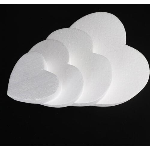 4/6/8/10 inch DIY Practice Heart Shaped Model Cake Foam Mold Polystyrene Styrofoam Sugarcraft Dummy Party Kitchen Accessories