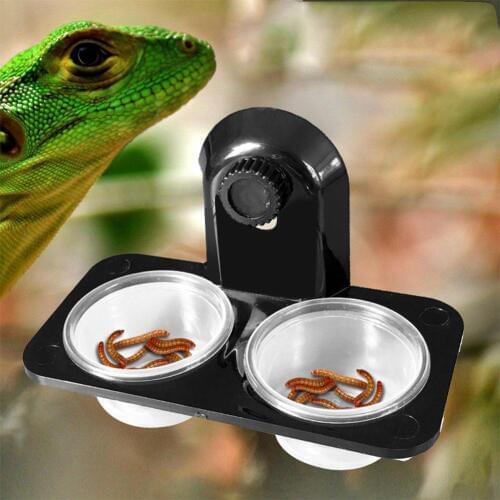 HobbyLane Reptile Amphibians Water Bowl Pet Lizard Food Bowl Basin