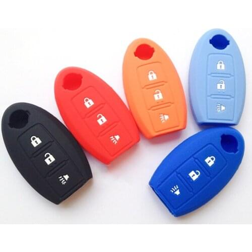 Car Key Case Cover For Nissan 3/4/5 Buttons Qashqai J10 J11 X-Trail T31 T32 Kicks Tiida Pathfinder Murano Juke Car Accessories