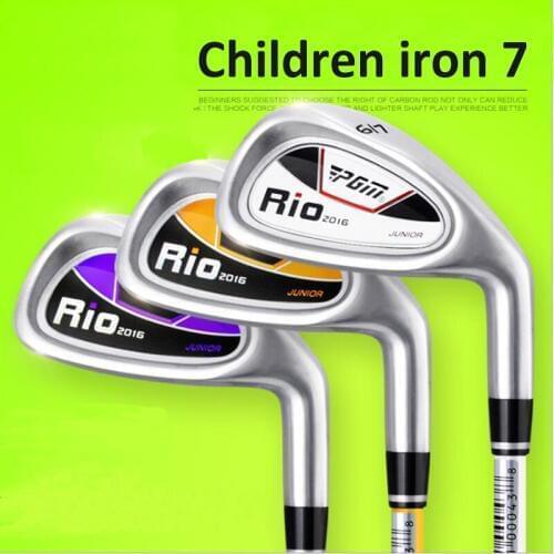 Golf childrens club childrens beginners practice pole 7 irons