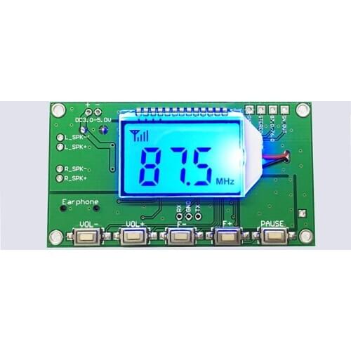 FM Stereo Receives Wireless Audio from the Digital Radio Board Module