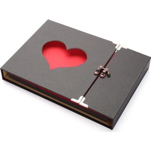 10 Inch DIY Inner Ring Photo Album Korean Children Baby Photo Album Retro Self-adhesive Photo album Creative Gift