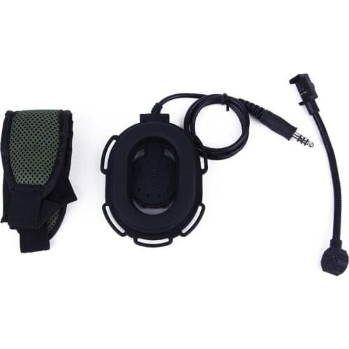 HD03 Z Tactical Bowman Elite II Headset Earpiece for Midland ICOM Motorola Baofeng Retevis TYT Two Way Radio (PTT not included)