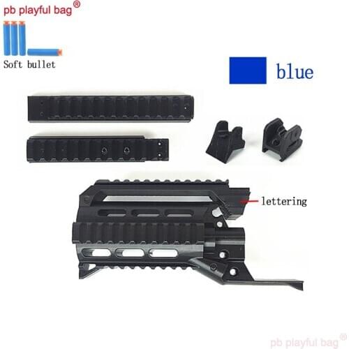 PB Playful bag Outdoor sports soft bullet gun a0711 accessories 3D printing material front tube AS-1 childrens toy set OG14