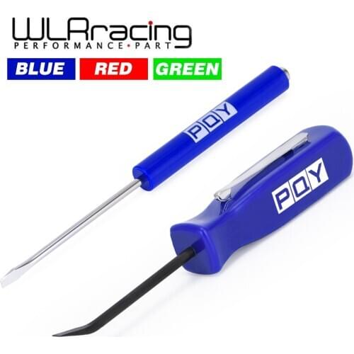 Mini Pocket Clips Screwdriver Strong Magnetic Slotted + Pocket Pry Bar Short Angled Operating Handy Tool 4-Sided Grip