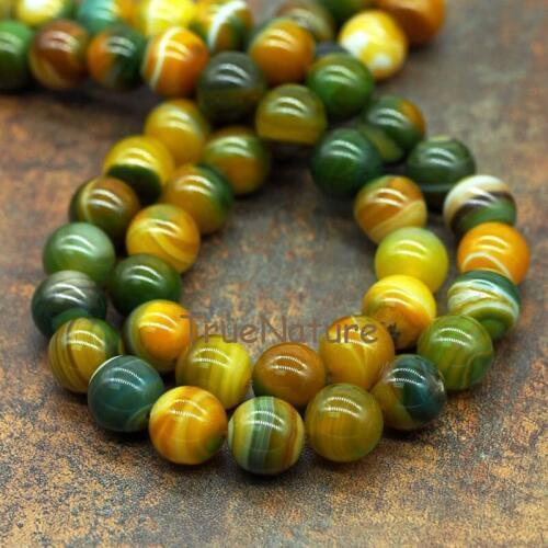 New Arrival Round Loose Beads Striped Agates Full Strands Jewelry DIY Making Jewelry In 14 mm BE5730