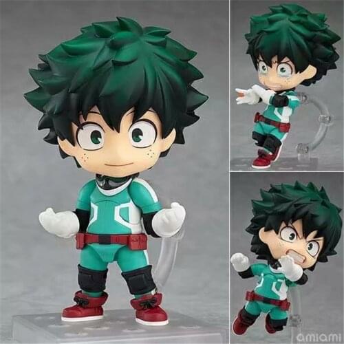 10cm Anime My Hero Academia Todoroki Shoto Q Version Face-changing Doll Cartoon Exquisite Packaging PVC Action Model Figure Toy