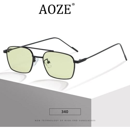 2021 Luxury brand design Fashion Classic 90s Ocean lens Sunglasses Men Vintage Brand Design Sun Glasses Oculos superior quality