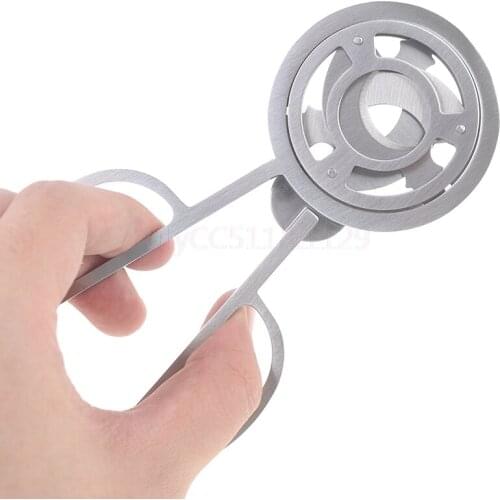 1 Piece Silver Triple Blade Cigar Cutter Stainless Steel Cigar Cutter Pocket Gadgets Cuban Cigars Scissors