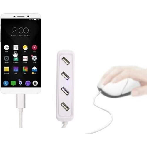OTG 4 Port Type-C USB Power Charging Hub Cable Connector Adapter USB 3.1 Type C Hub to 4 USB 2.0 Port HUB to Mouse/Keyboard